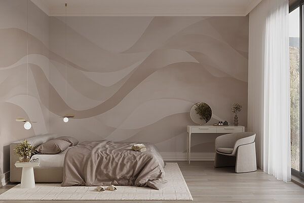 Fundo branco e cor-de-rosa com linhas onduladas Fundo branco e cor-de-rosa com linhas onduladas
