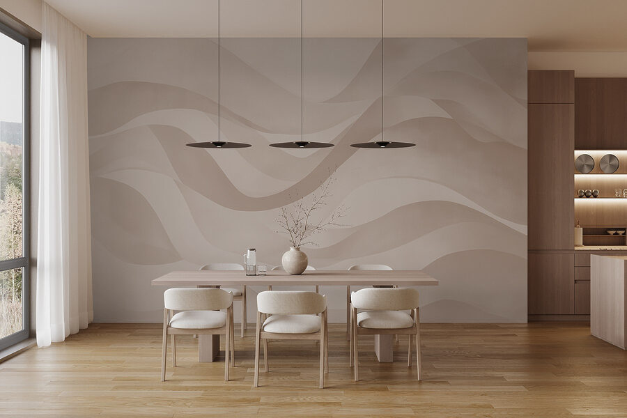 Fundo branco e cor-de-rosa com linhas onduladas Fundo branco e cor-de-rosa com linhas onduladas