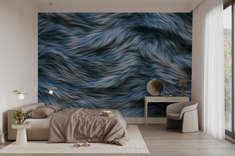 Papel de parede Texturas fluidas em cores suaves