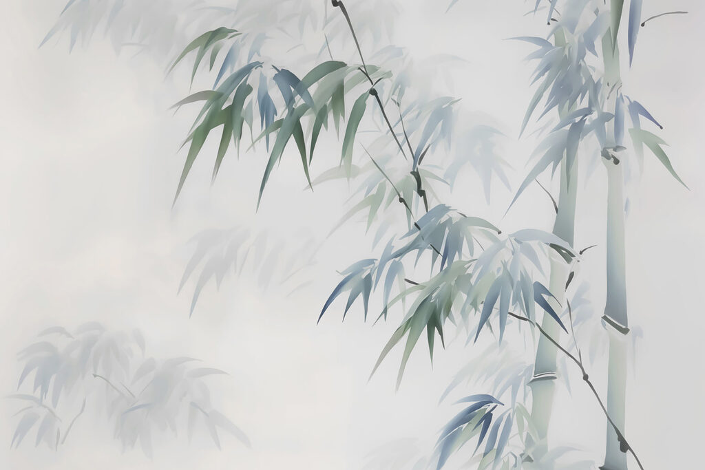 Bambu sereno em tons suaves Bambu sereno em tons suaves
