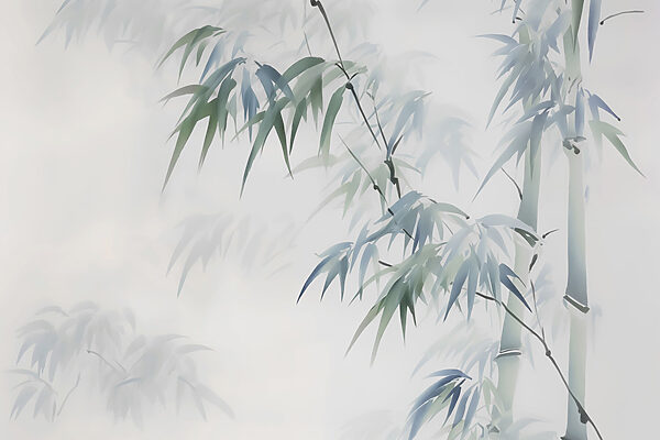 Bambu sereno em tons suaves Bambu sereno em tons suaves