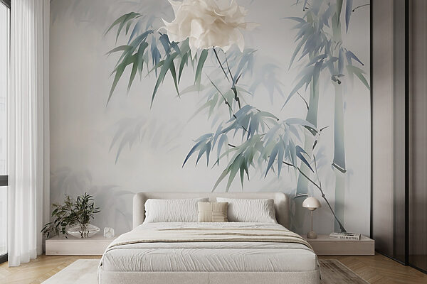 Bambu sereno em tons suaves Bambu sereno em tons suaves