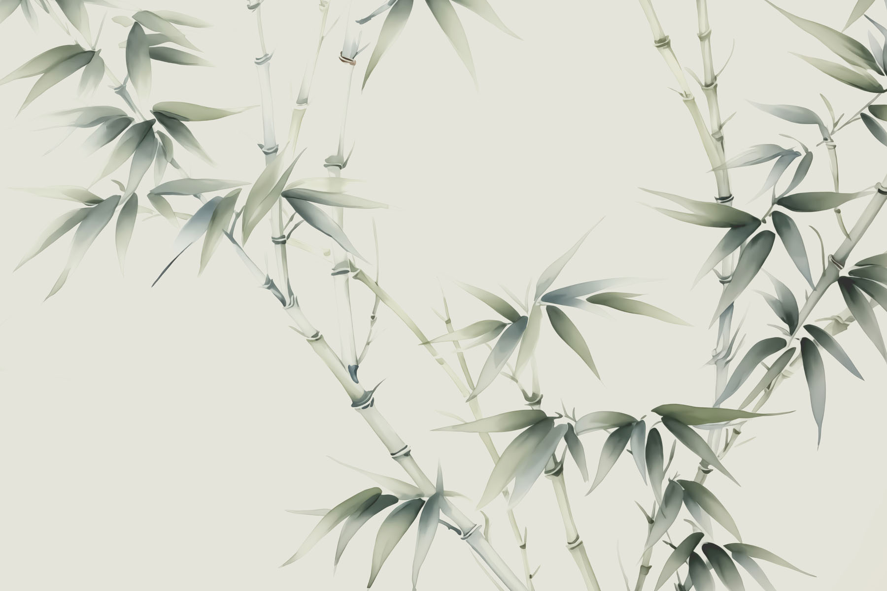 Natural elegance in bamboo arrangement Natural elegance in bamboo arrangement