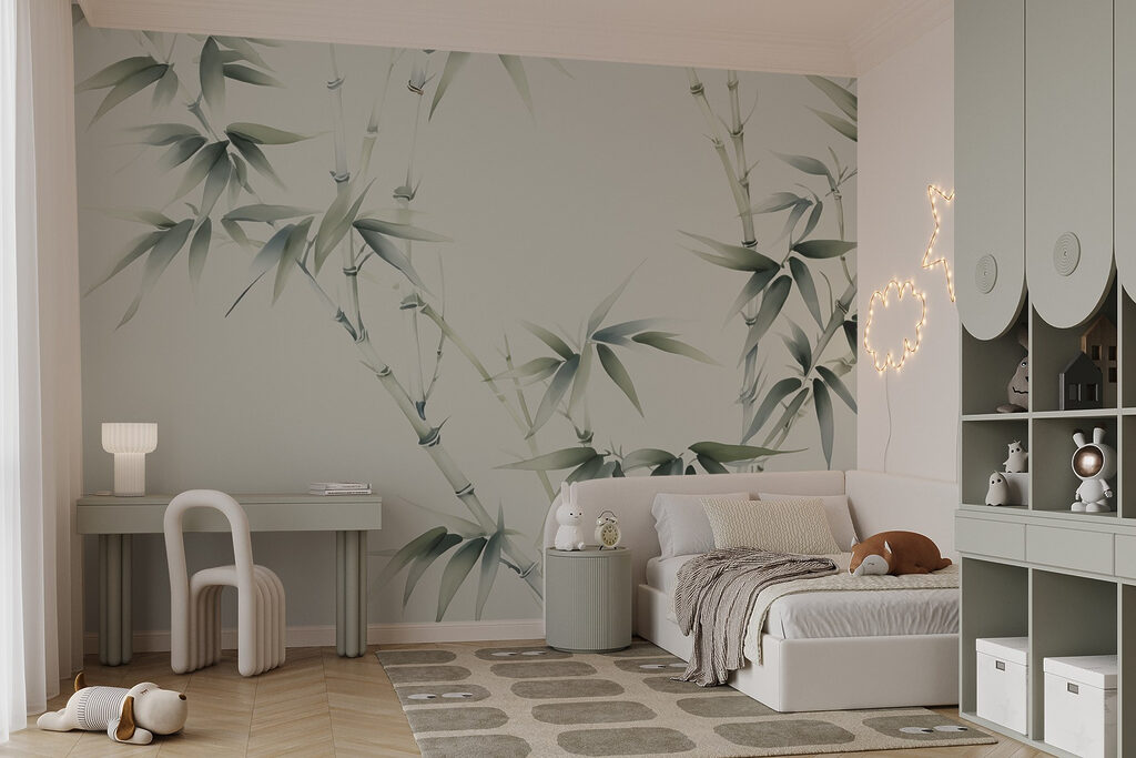 Natural elegance in bamboo arrangement Natural elegance in bamboo arrangement