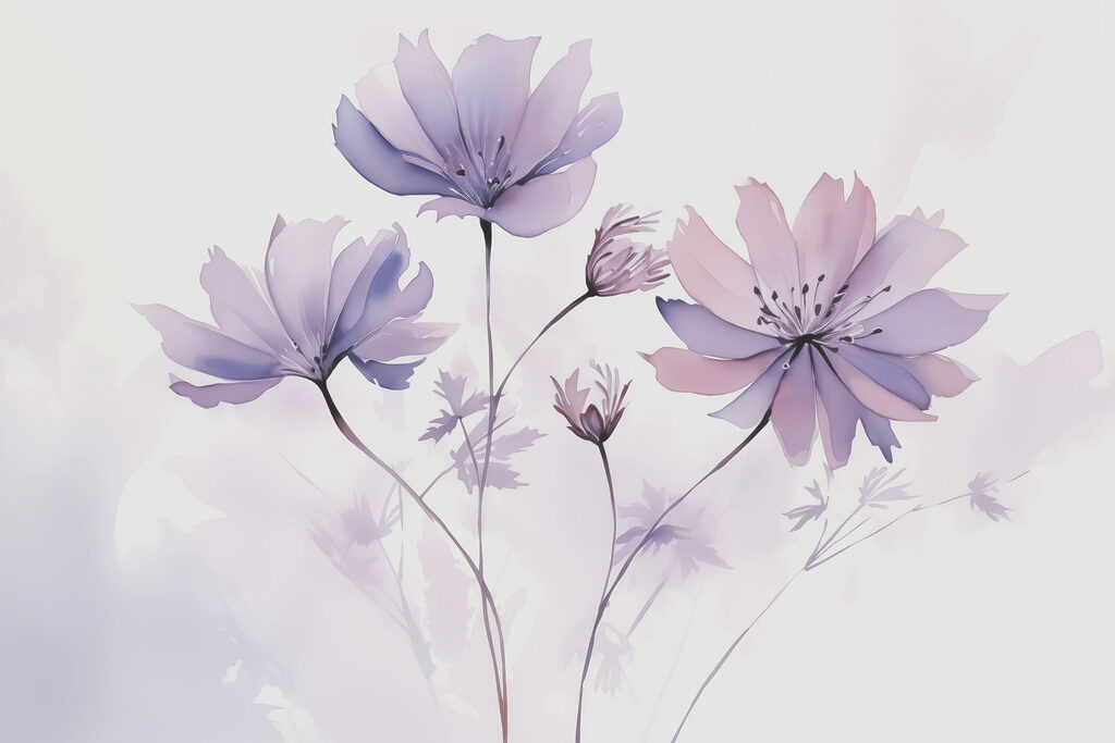 Group of purple flowers