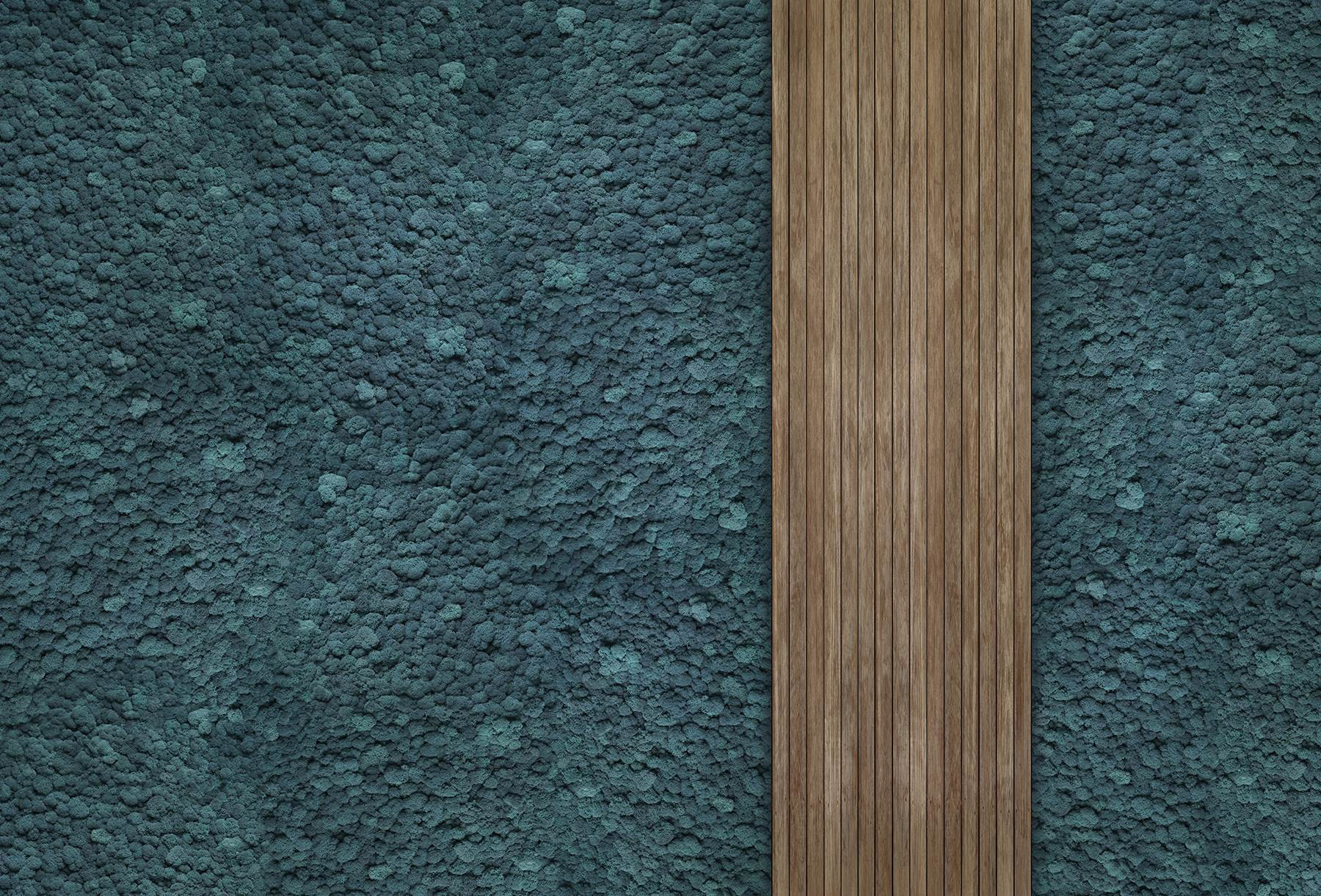 Wood plank on a blue carpet Wood plank on a blue carpet