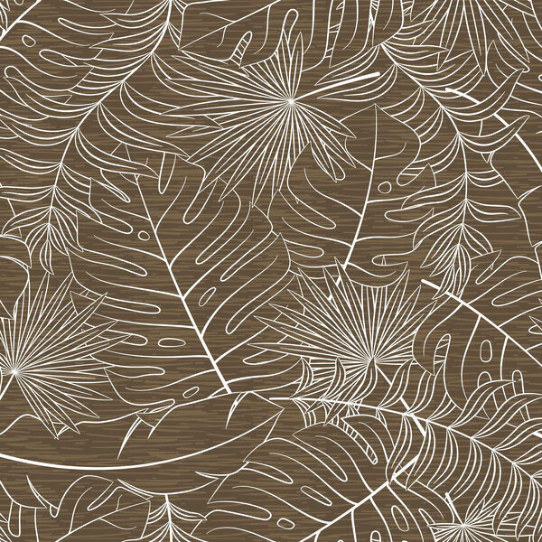 Padrão floral castanho e branco Padrão floral castanho e branco