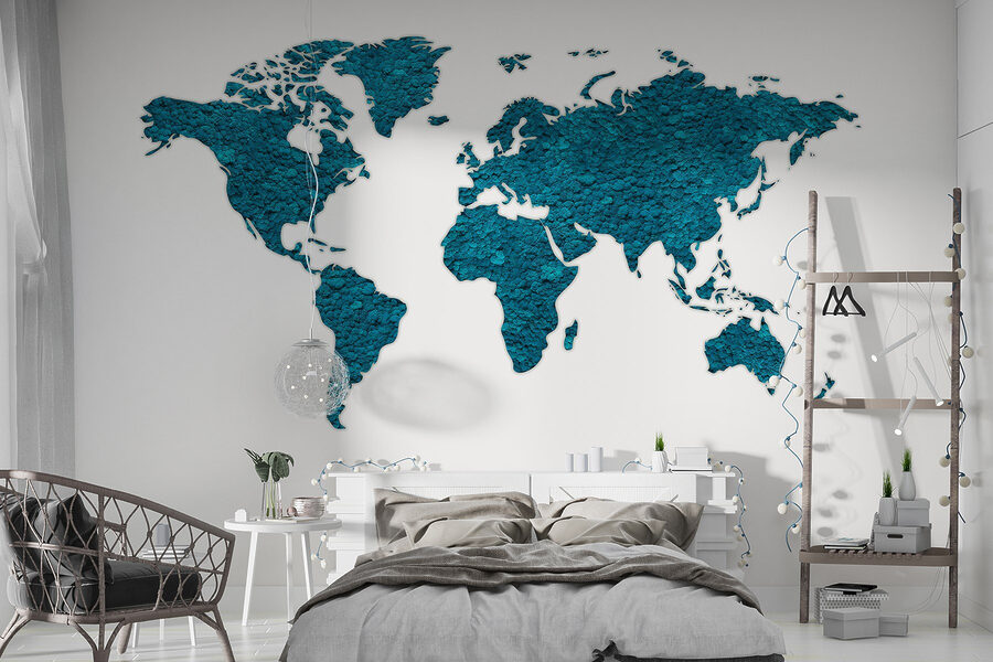 Papel de parede Mapa do mundo