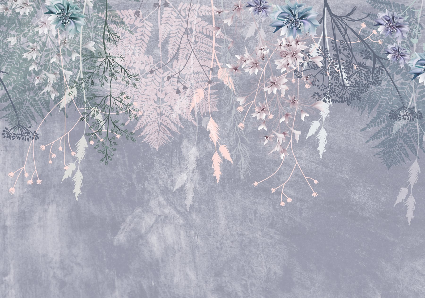 Delicate blooms on a soft backdrop