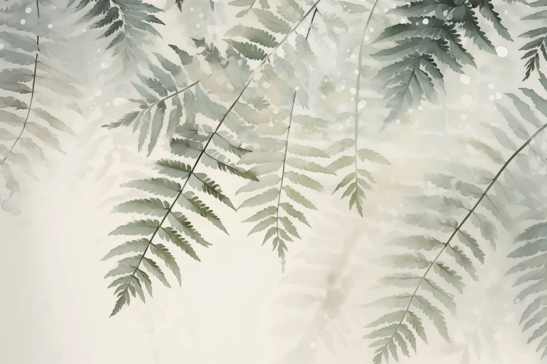 Delicate ferns against soft background Delicate ferns against soft background