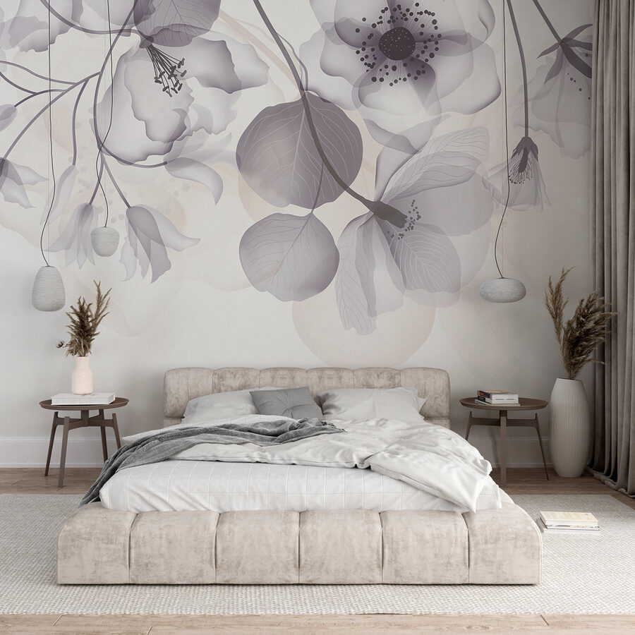 Arranjo floral delicado em tons suaves