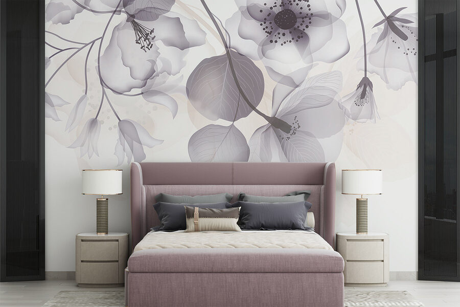 Arranjo floral delicado em tons suaves