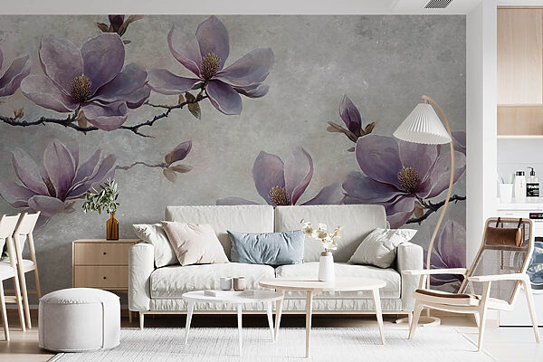 Pintura de flores num ramo Pintura de flores num ramo