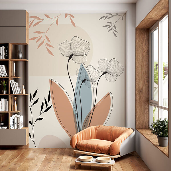Elegância floral em tons suaves Elegância floral em tons suaves