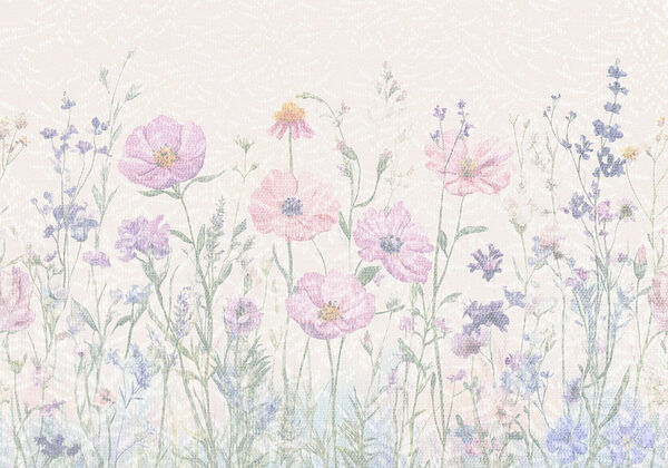 Flores delicadas em tons pastel suaves Flores delicadas em tons pastel suaves