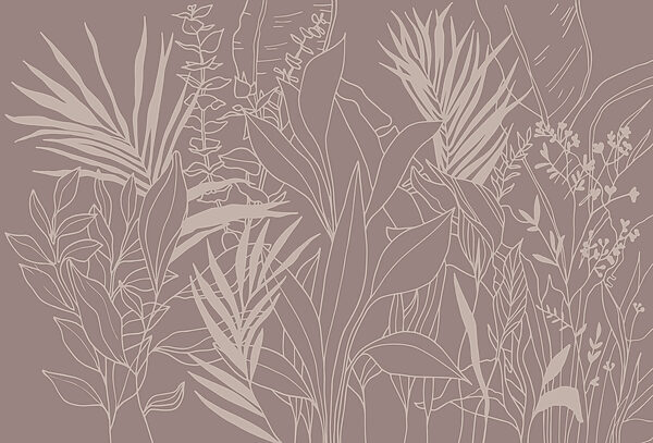 Desenho de plantas e folhas Desenho de plantas e folhas