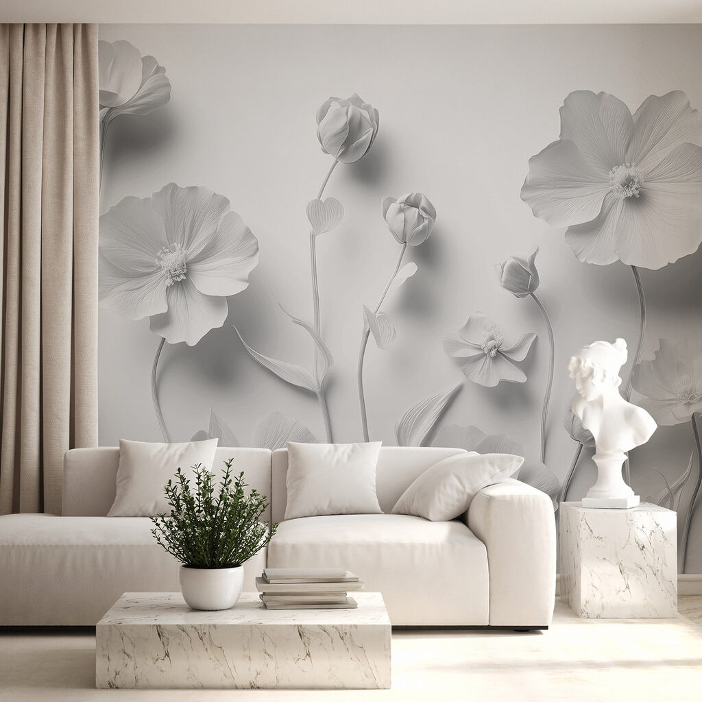 Group of white flowers