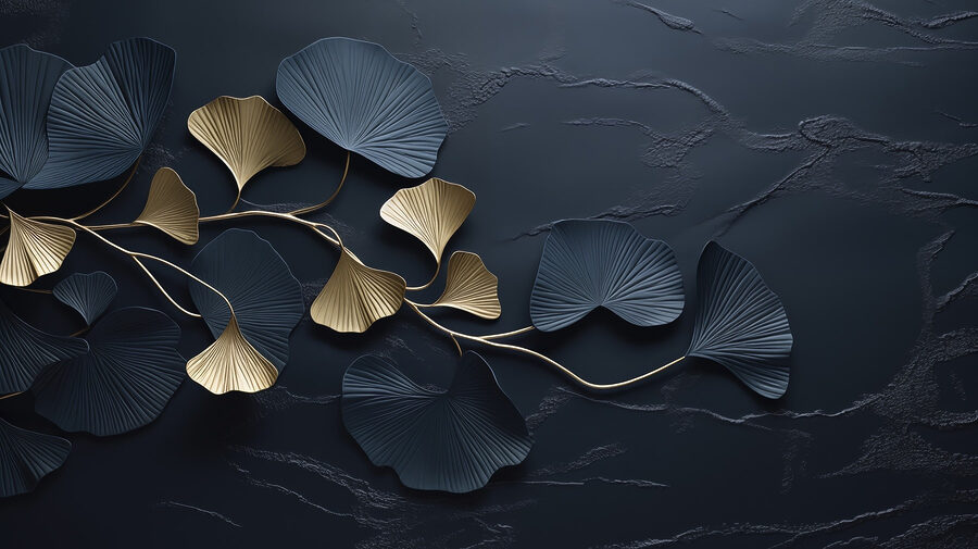 Papel de parede Elegância natural num cenário escuro - Image 4