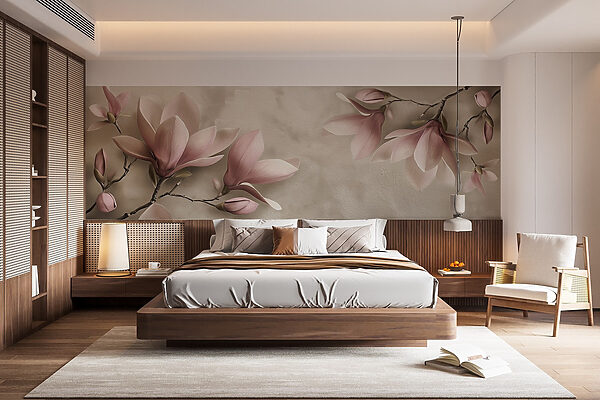Flores delicadas em tons pastel suaves Flores delicadas em tons pastel suaves