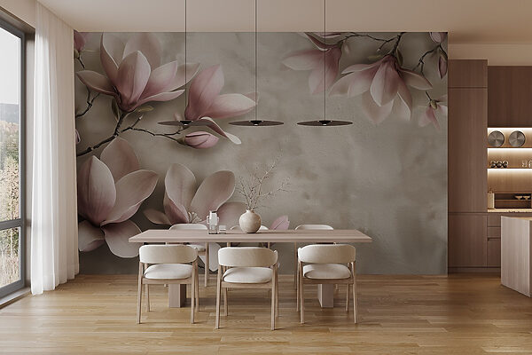 Flores delicadas em tons pastel suaves Flores delicadas em tons pastel suaves