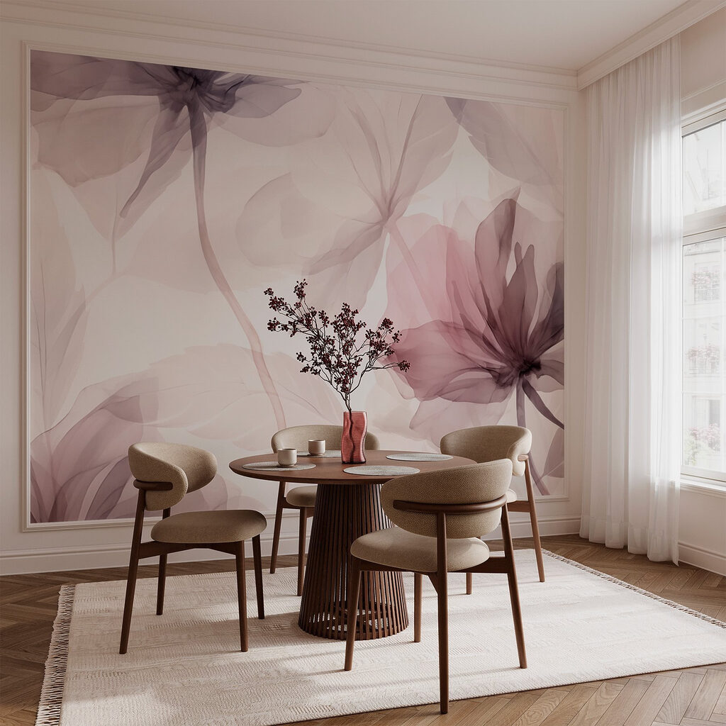 Delicate floral watercolor design