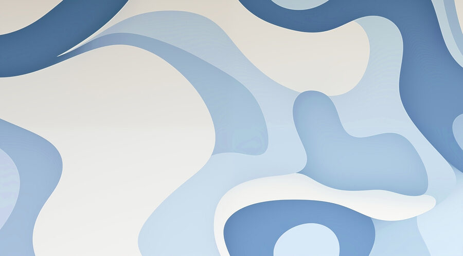 Fundo azul e branco