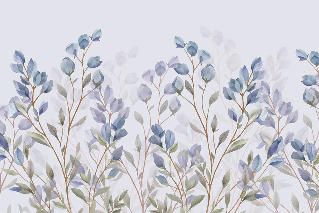 Delicate watercolor floral design Delicate watercolor floral design