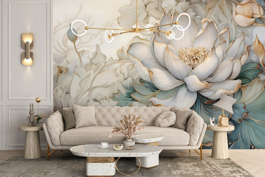 Delicate petals in soft hues