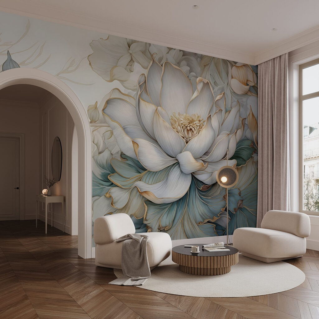 Delicate petals in soft hues