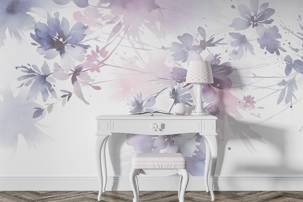 Watercolor painting of flowers Watercolor painting of flowers