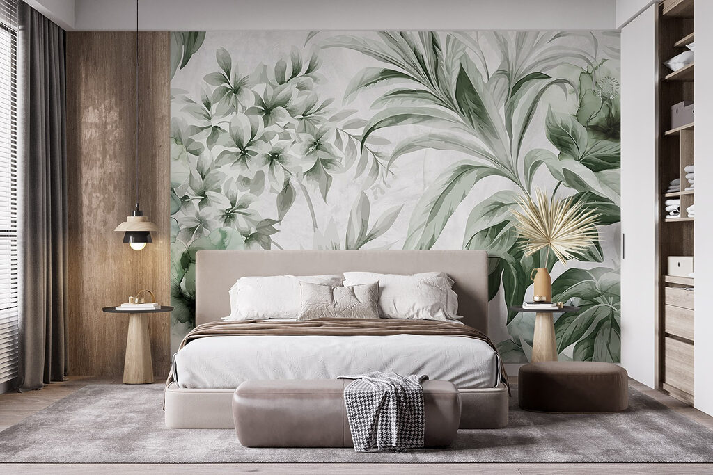 Fresh botanical patterns in green hues Fresh botanical patterns in green hues