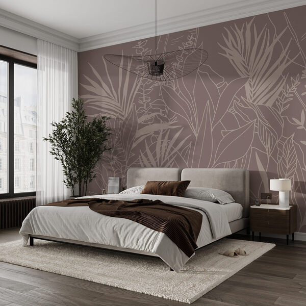 Desenho de plantas e folhas Desenho de plantas e folhas