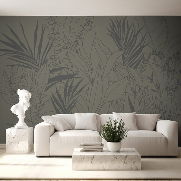 Desenho de plantas e folhas Desenho de plantas e folhas