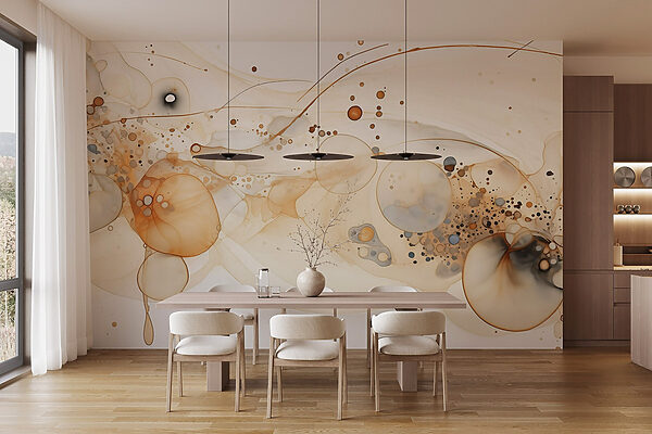 Arte fluida em tons de terra. Arte fluida em tons de terra.