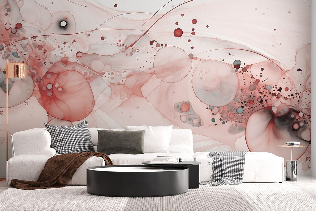 Flowing colors in soft harmony Flowing colors in soft harmony