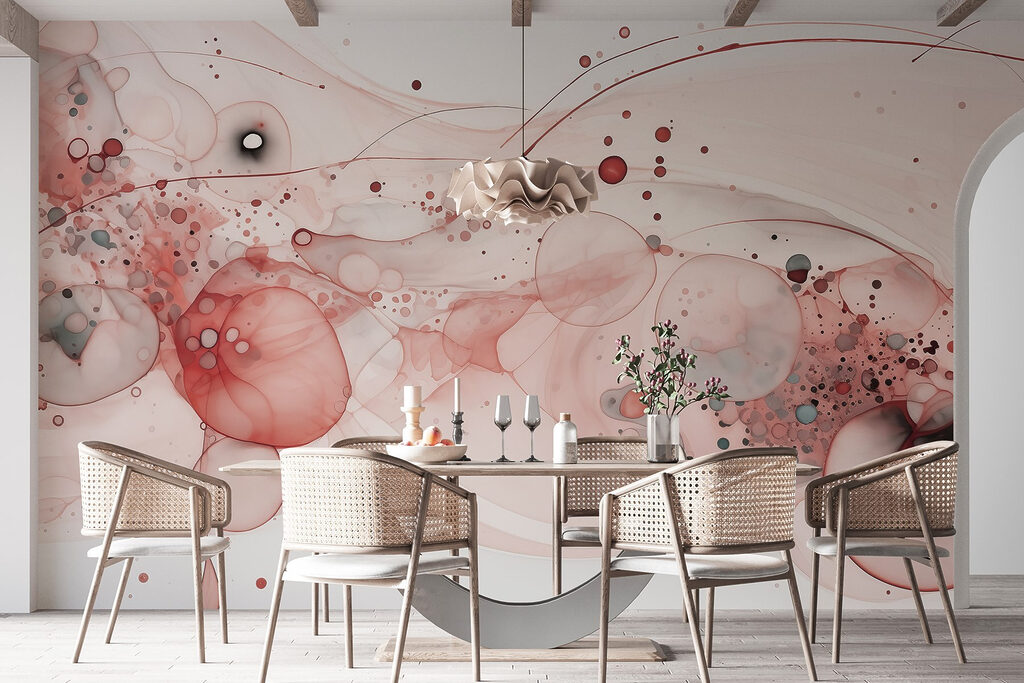 Flowing colors in soft harmony Flowing colors in soft harmony