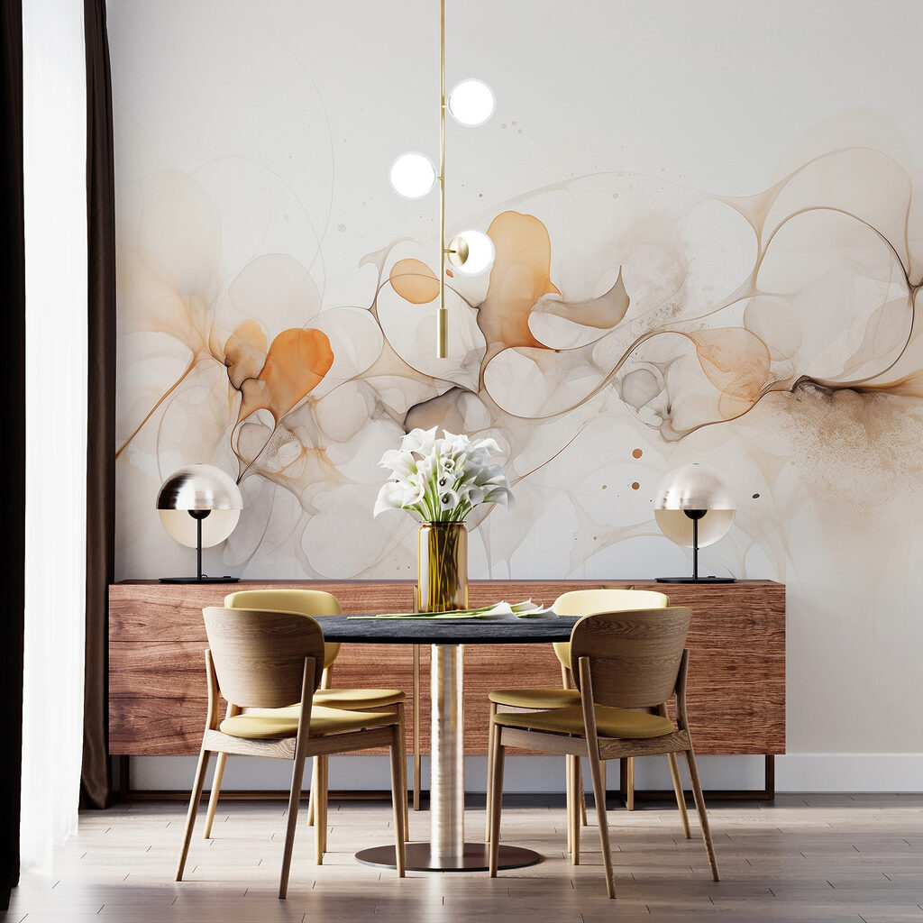 Ethereal hues in flowing abstraction