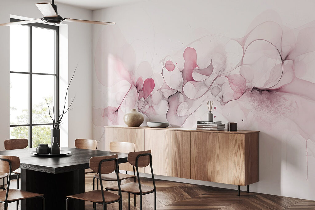 Soft swirls of delicate hues Soft swirls of delicate hues