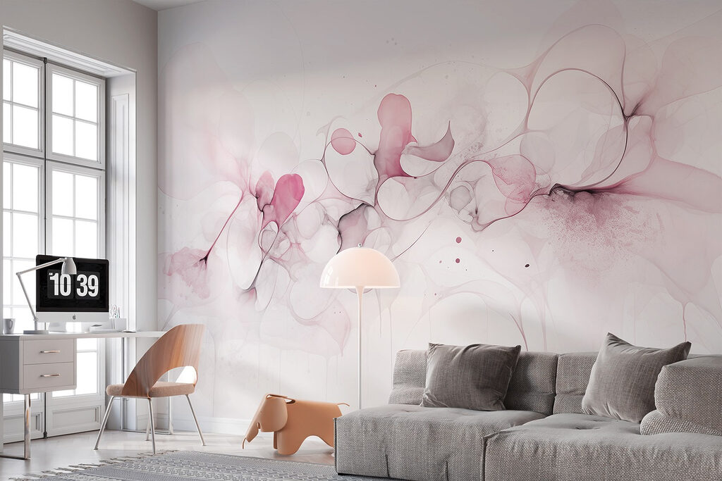 Soft swirls of delicate hues Soft swirls of delicate hues