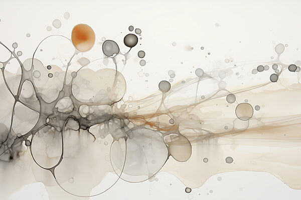 Formas abstractas em cores suaves. Formas abstractas em cores suaves.