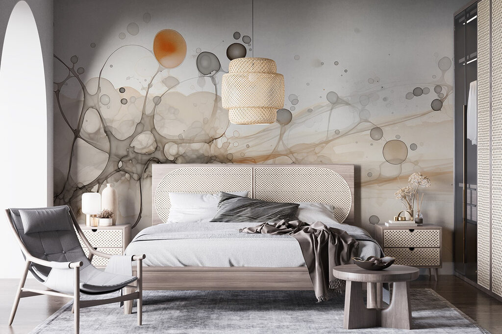 Abstract shapes in soft colors Abstract shapes in soft colors