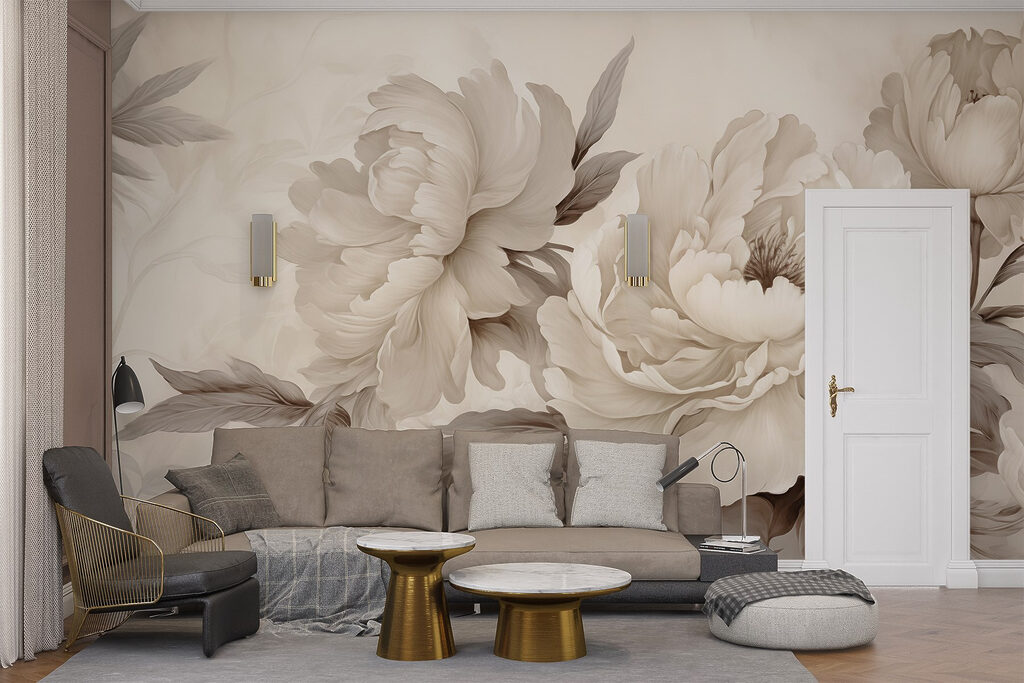 Delicate blooms in soft hues