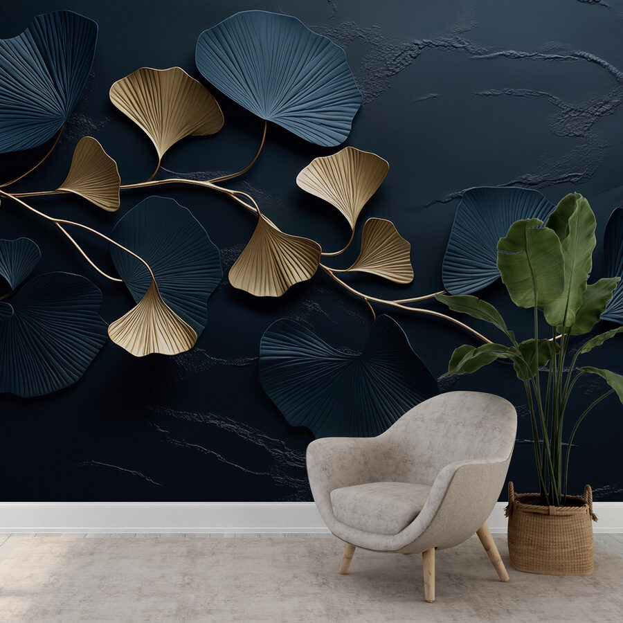 Papel de parede Elegância natural num cenário escuro - Image 3