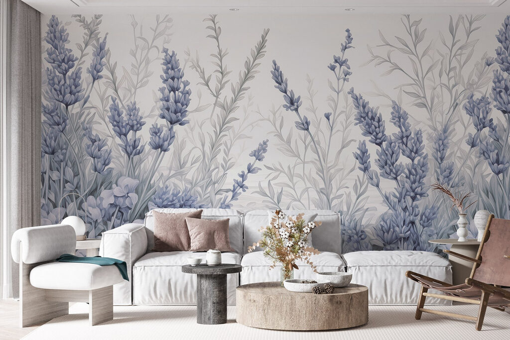 Delicate hues of blooming lavender Delicate hues of blooming lavender