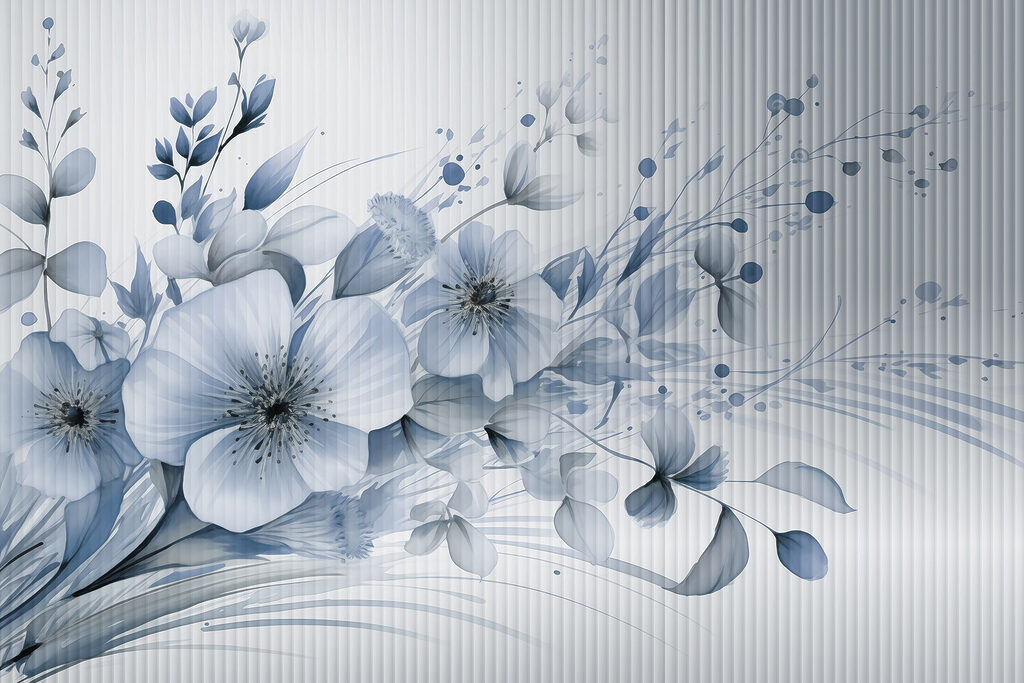 Flores delicadas em tons suaves Flores delicadas em tons suaves