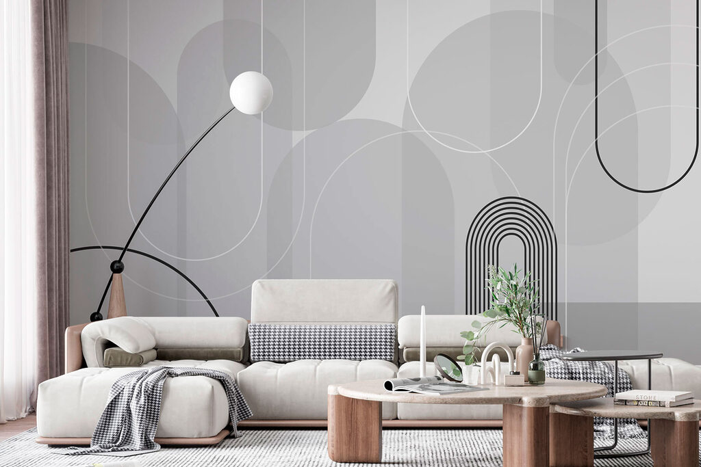 Grey and black design