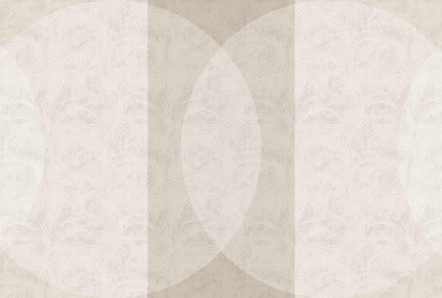 Papel de parede Fundo branco e cinzento com um círculo branco - Image 4