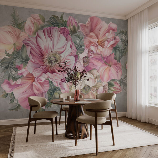 Flores delicadas em tons pastel suaves Flores delicadas em tons pastel suaves