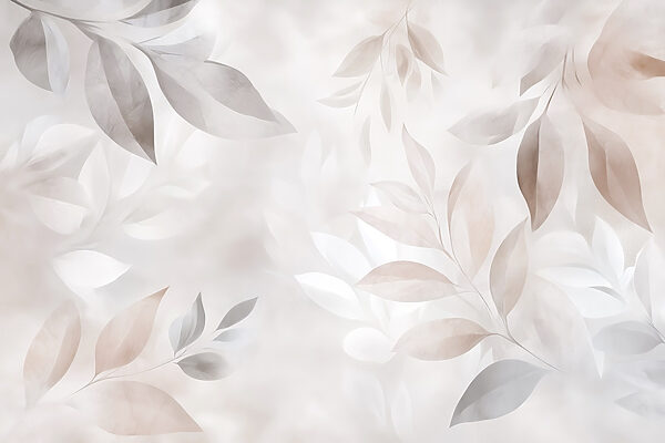 Folhas delicadas em tons suaves Folhas delicadas em tons suaves