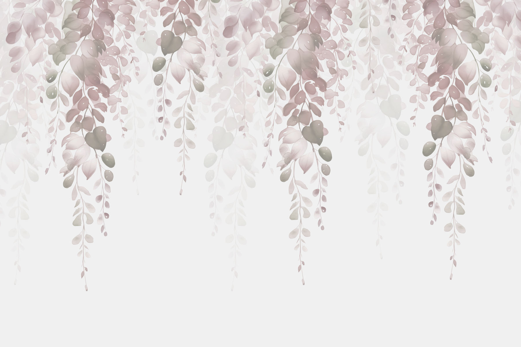 Delicate leaves cascading softly down Delicate leaves cascading softly down